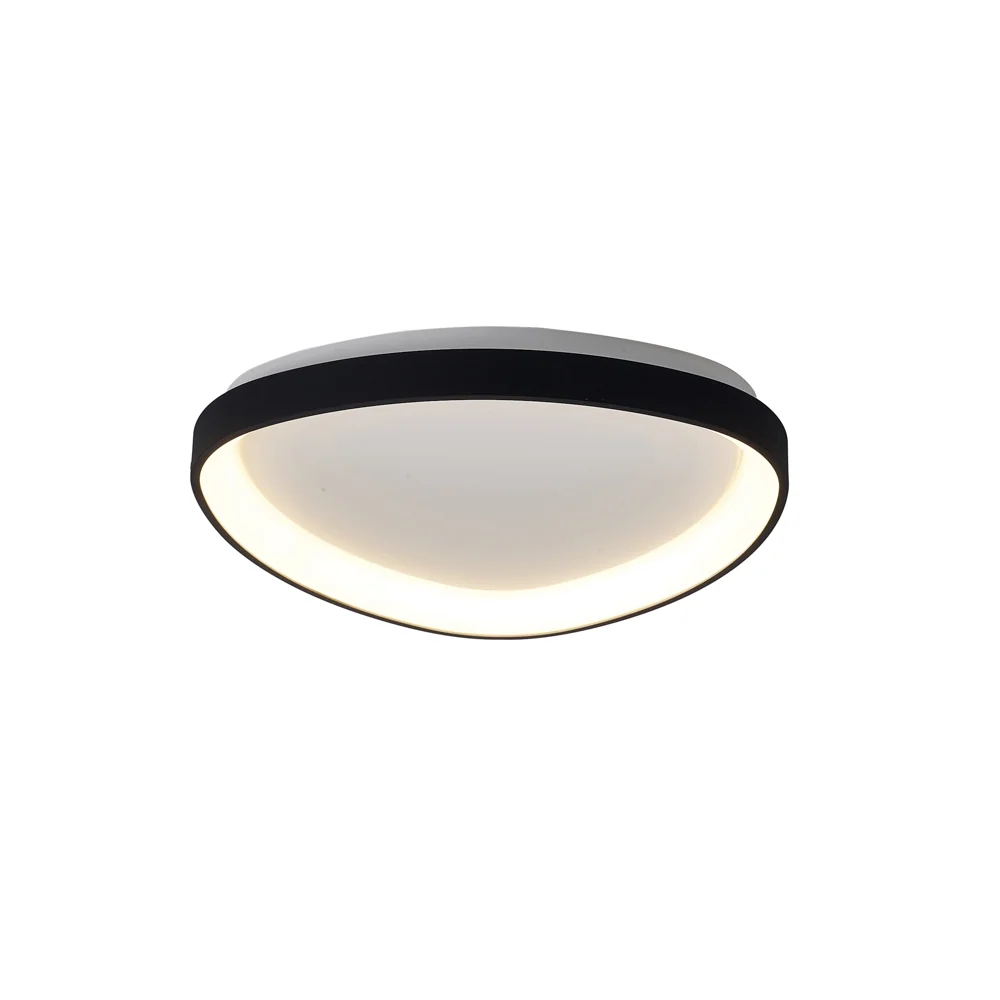 Mantra Niseko II Dimmable Triangular LED Ceiling Light Black 8630