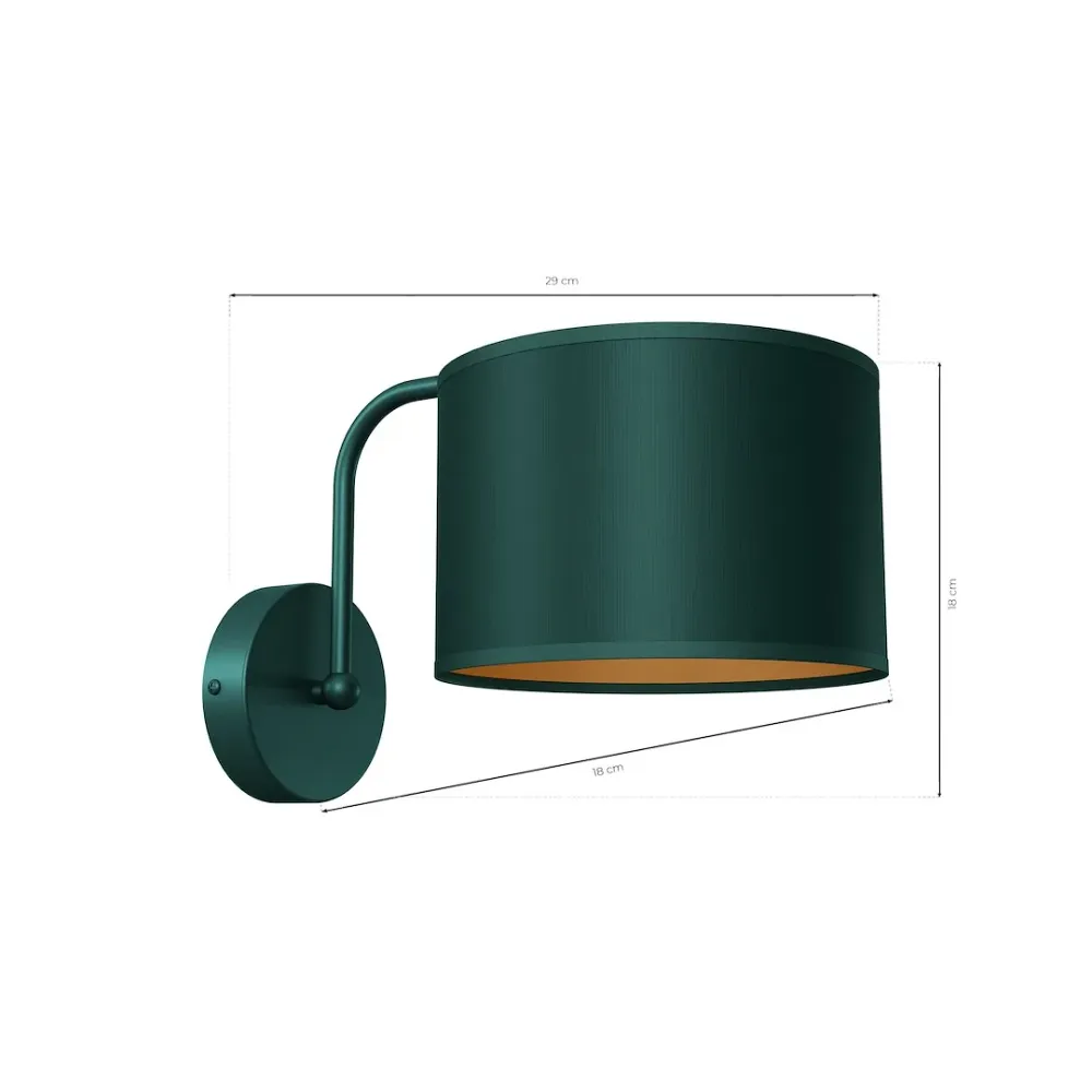 Milagro Verde applique murale E27 H 18cm