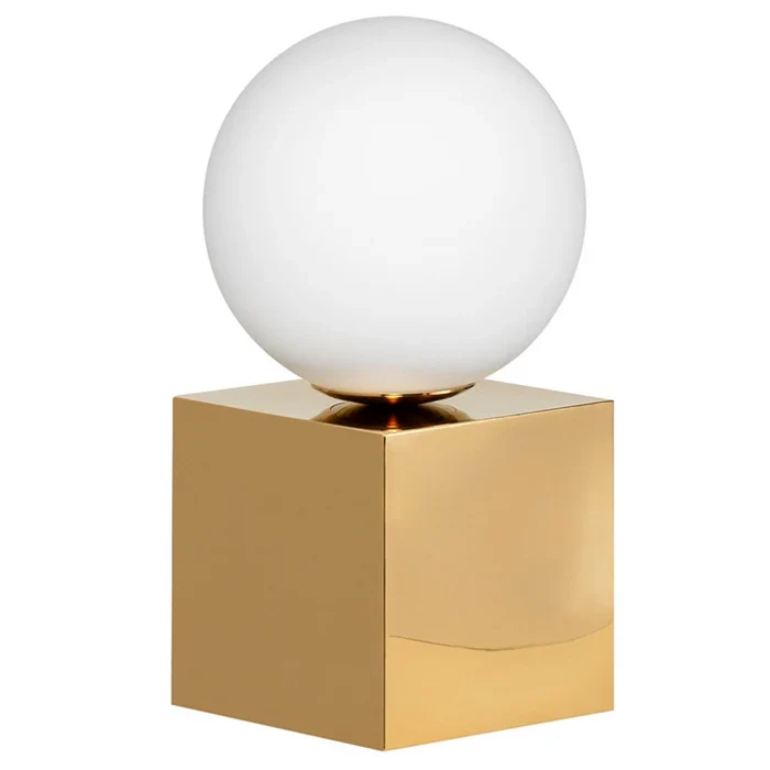 MORRI TABLE LAMP "GOLD METAL BASE"