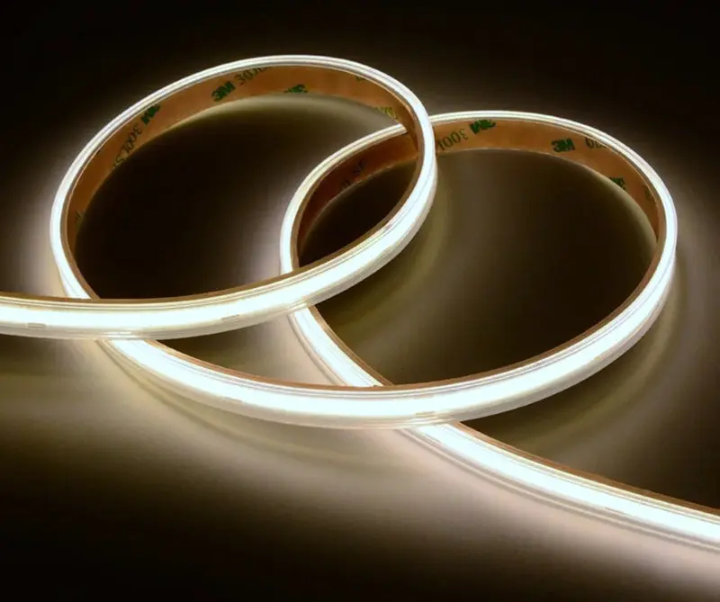 10 mètres | COB | Strip LED | Blanc clair | 10 mm | Dimmable | 24v Connecteur féminin IP67