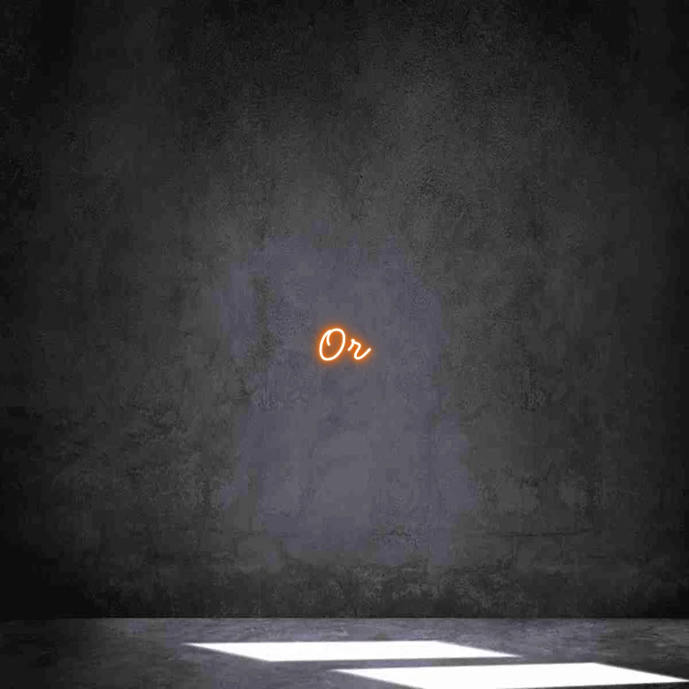 Néon personnalisé: Or