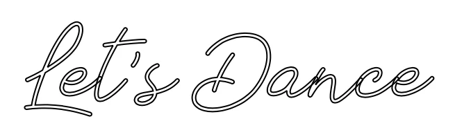 Néon personnalisé: Let's Dance