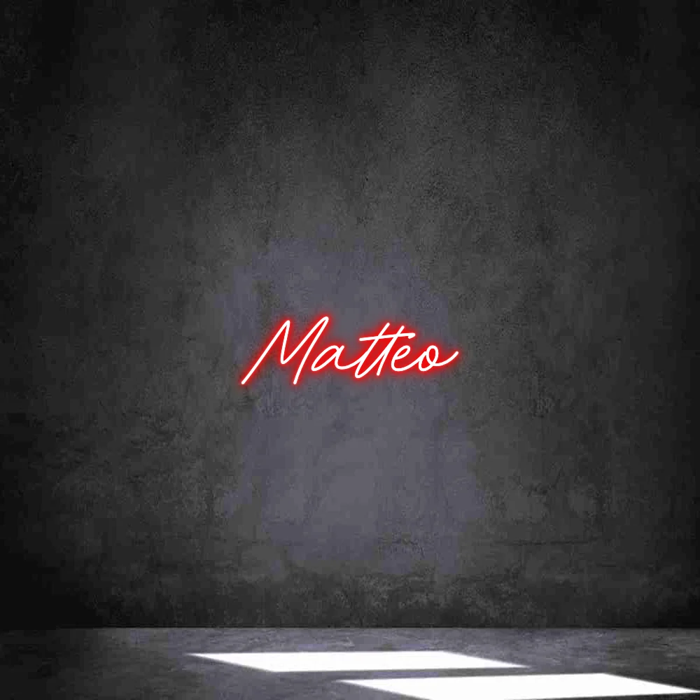Néon personnalisé: Matteo