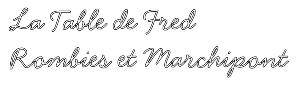 Néon personnalisé: La Table de Fre...