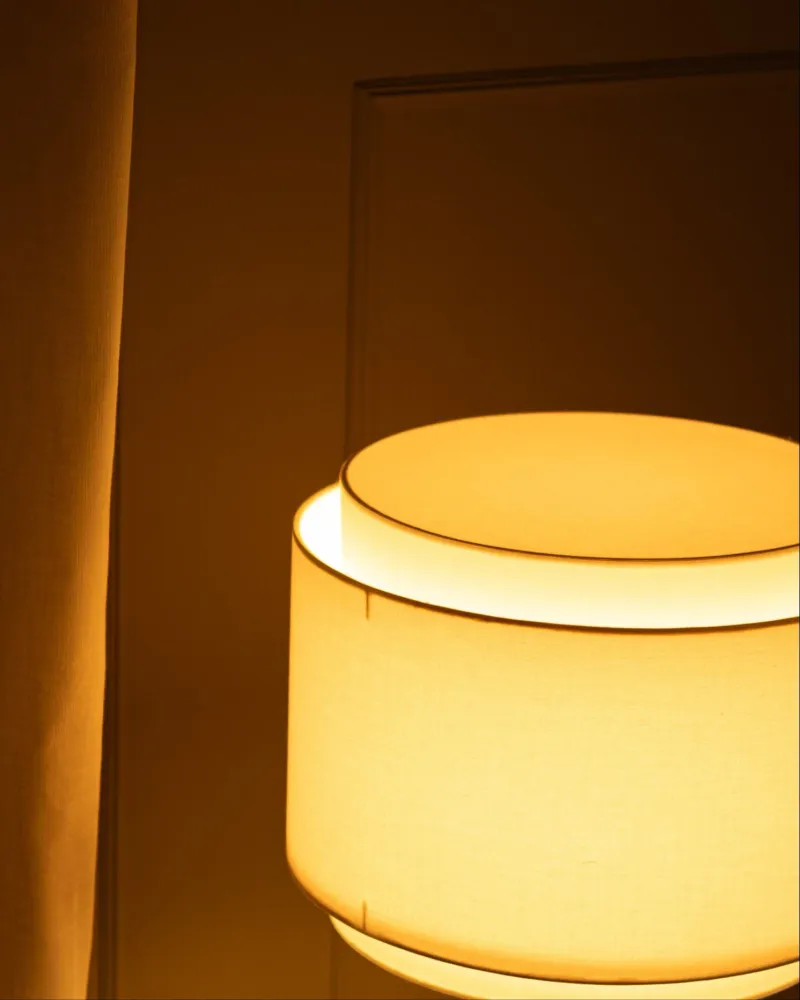 'Pipito Duoble' Table Lamp Brown Marble