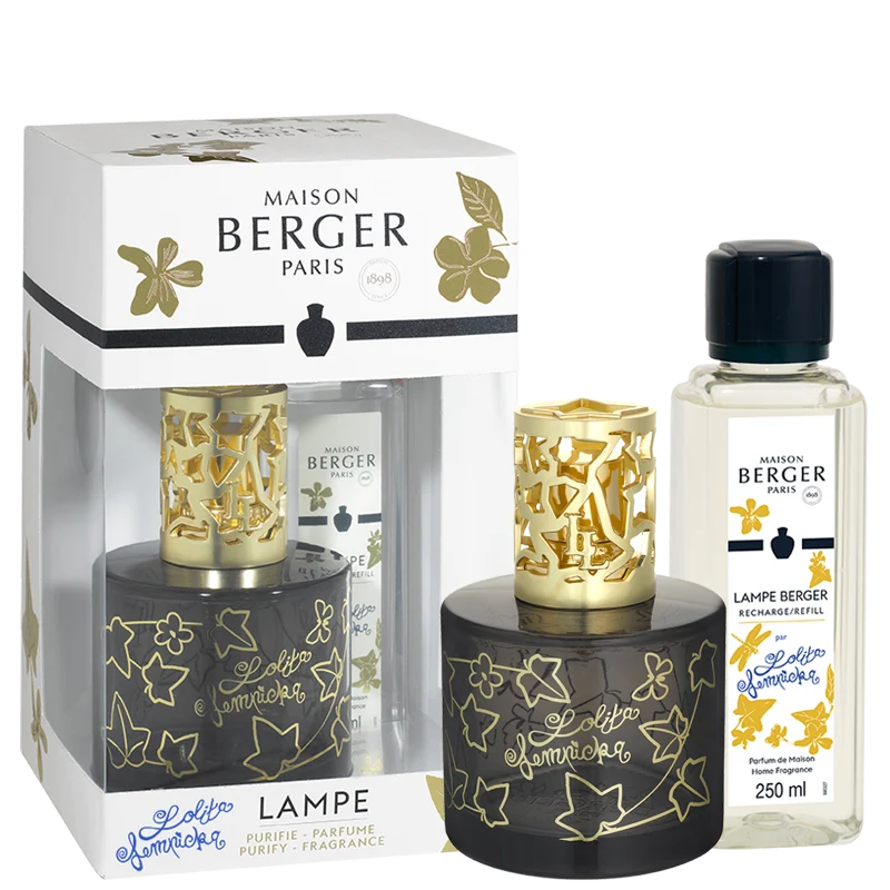 Set de lampe parfum Maison Berger - Noir - Lolita Lempicka - 250 ml - 6 pièces