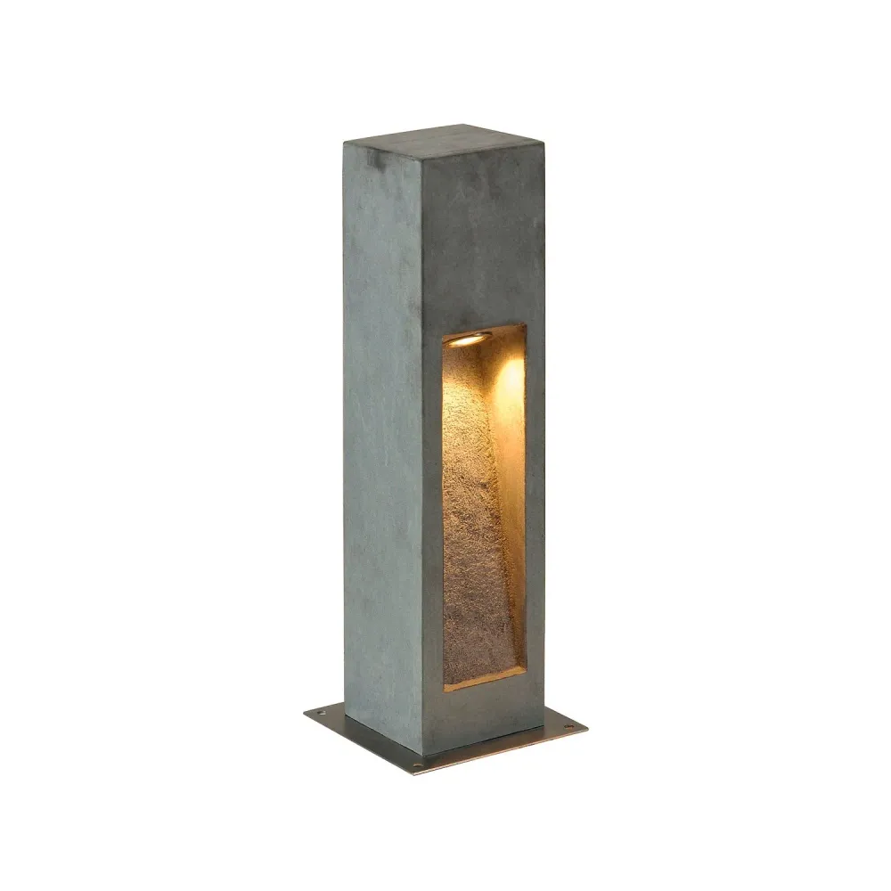 SLV Lampe d'extérieur ARROCK STONE 50 IP55 Gris