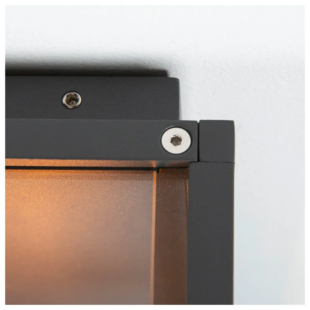 SLV Lampe d'extérieur QUADRULO SENSOR IP44 Anthracite