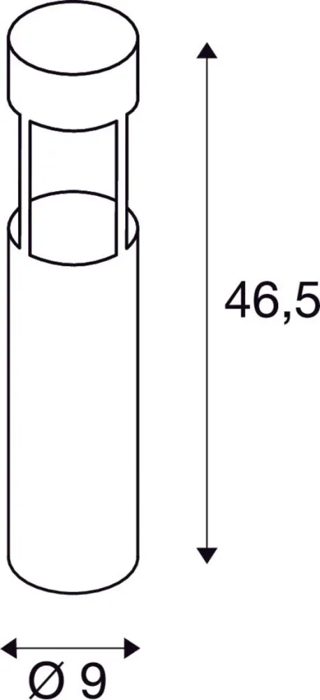 SLV Lampe d'extérieur SLOTS 45 IP44 Anthracite