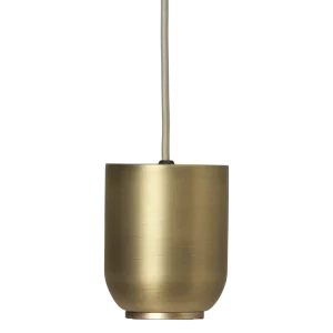 Socket Pendant Bell - Brass
