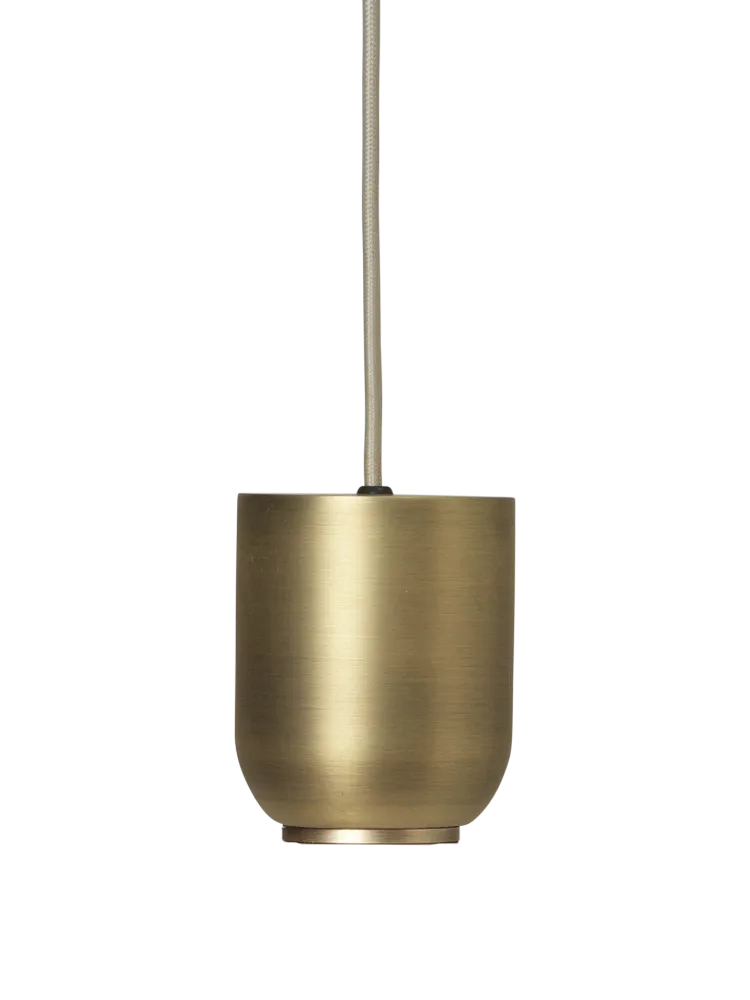 Socket Pendant Bell - Brass
