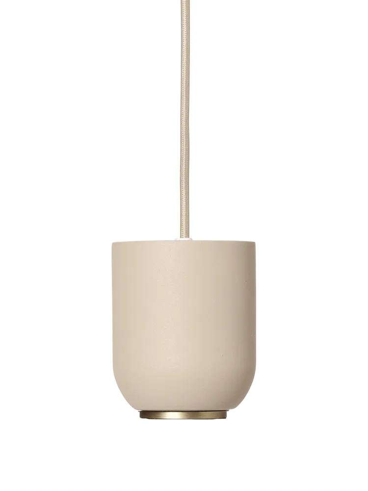 Socket Pendant Bell - Cashmere