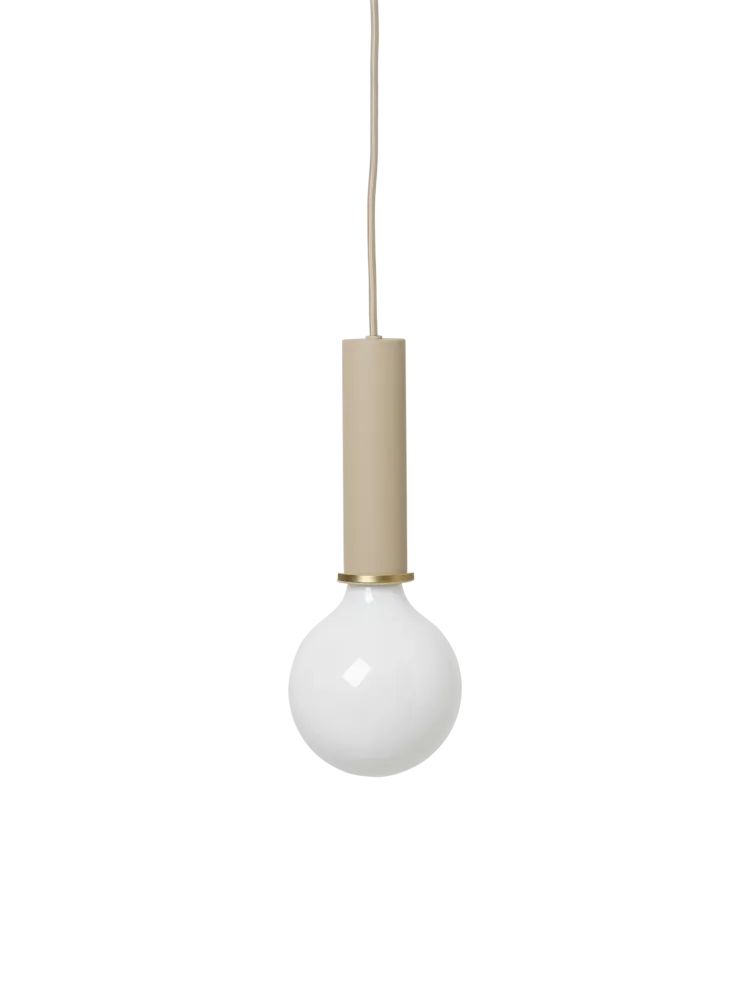 Socket Pendant High - Cashmere