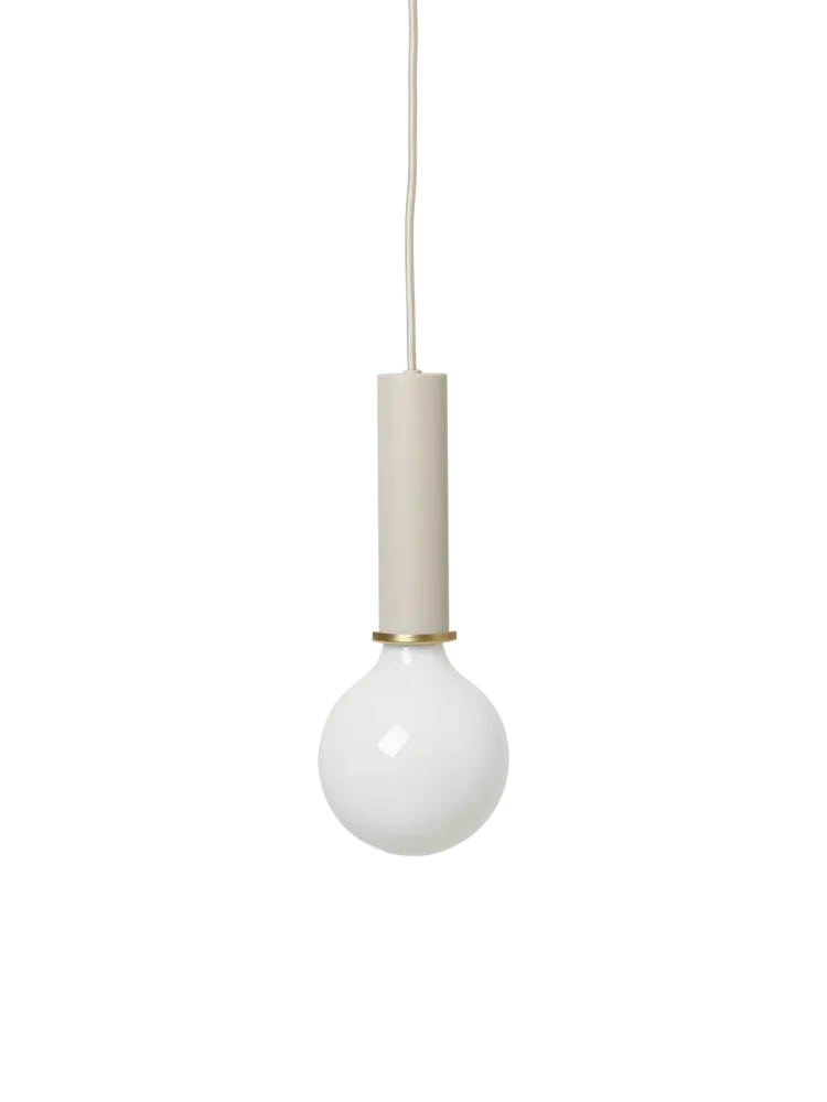 Socket Pendant High - Light Grey