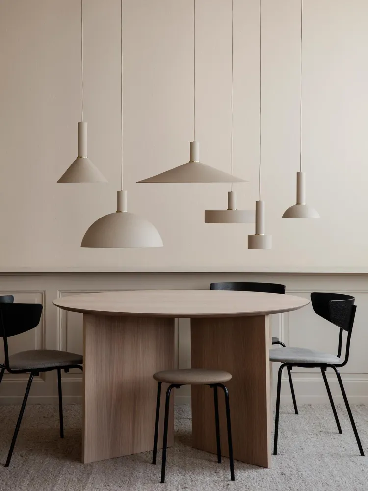 Socket Pendant High - Light Grey
