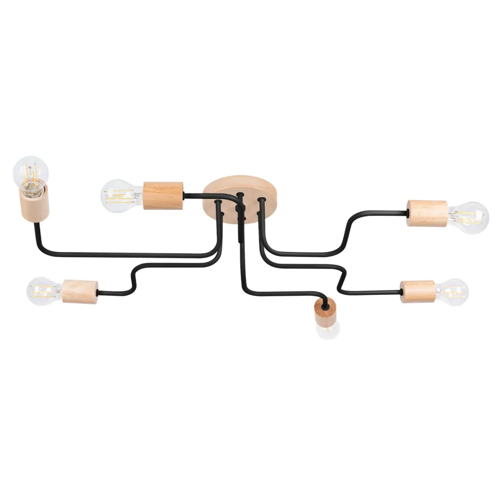 Lustre Sollux Lighting Timbo 6L E27 White