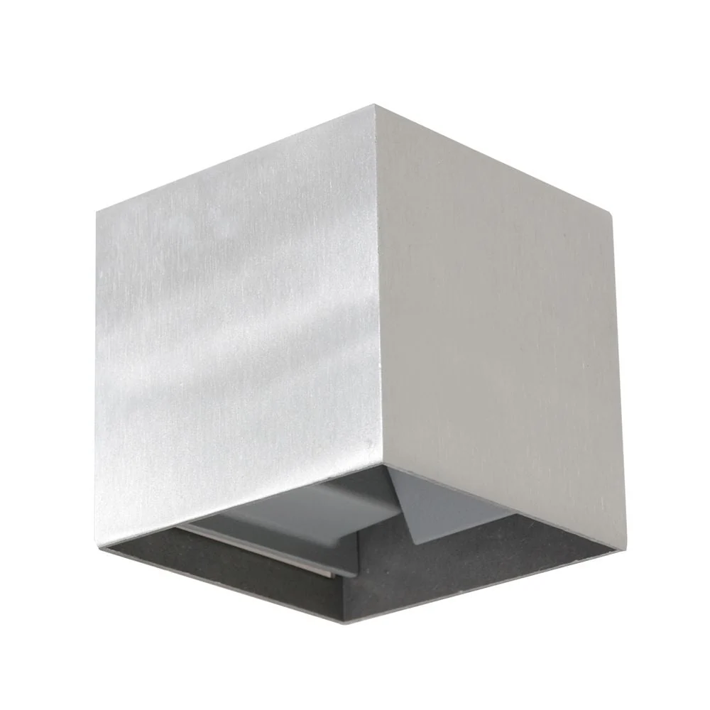 Applique murale extérieure Steinhauer 2L LED grise, L 10 cm