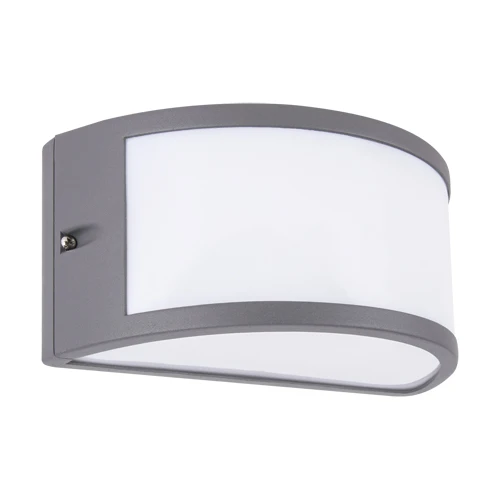 Applique murale extérieure STRUHM GRETA E27 40W en alliage d'aluminium moulé gris foncé