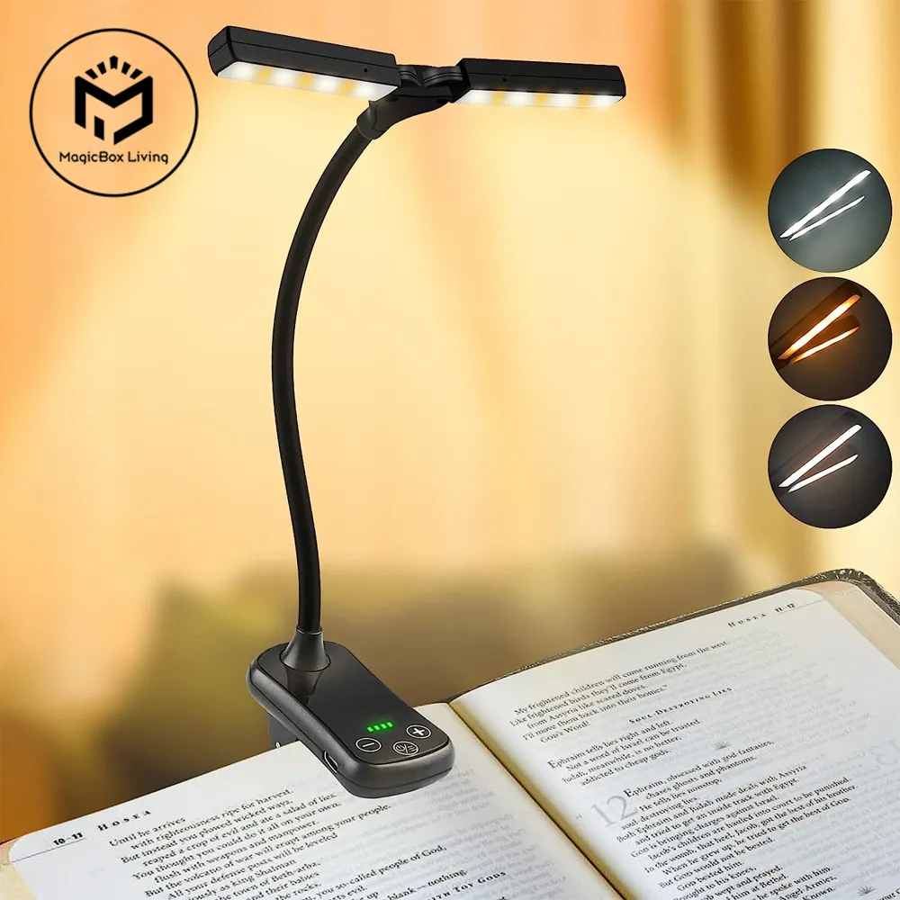 Mini lampe à clipser double LED Super Génie