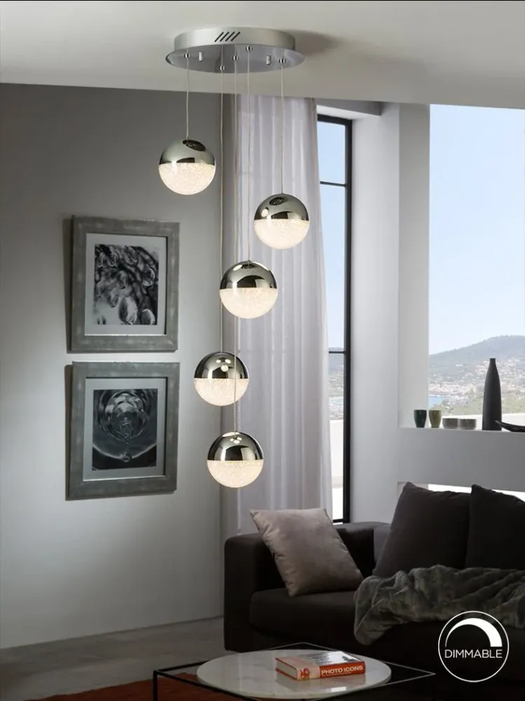Suspension Sphères Multiples