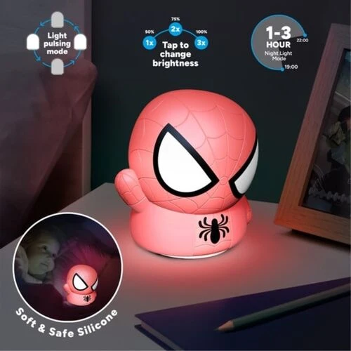 (Précommande) Lampe 3D Spiderman Marvel 14 cm Trésors et Merveilles