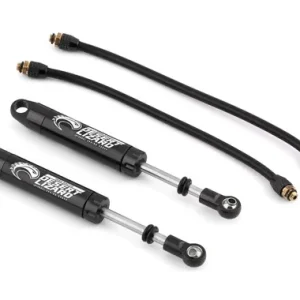 Yeah Racing Desert Lizard Piggyback Shocks w/Reservoir (Black) (2) (90mm)