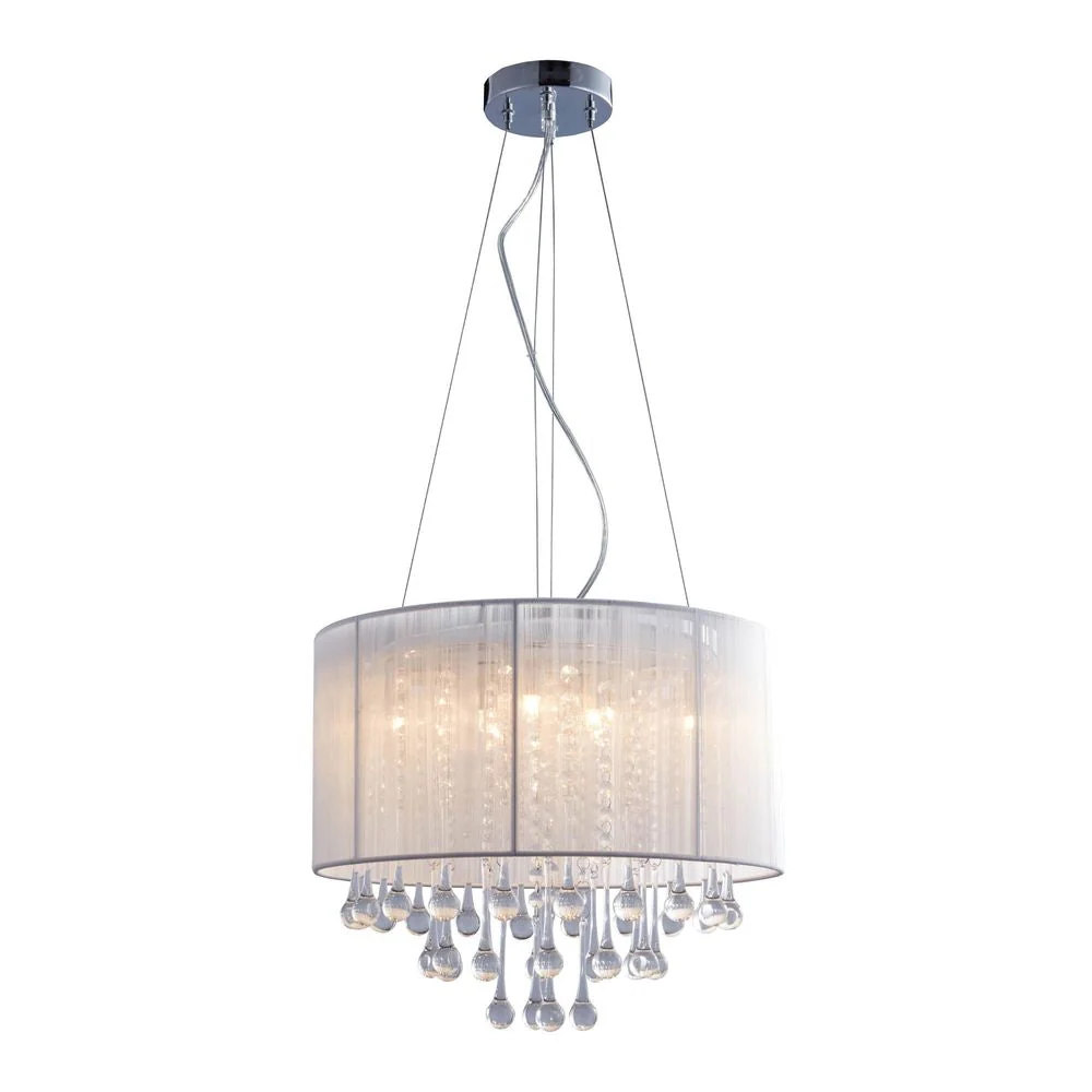 Zumaline Vérone 8L suspension G9, D 40cm White