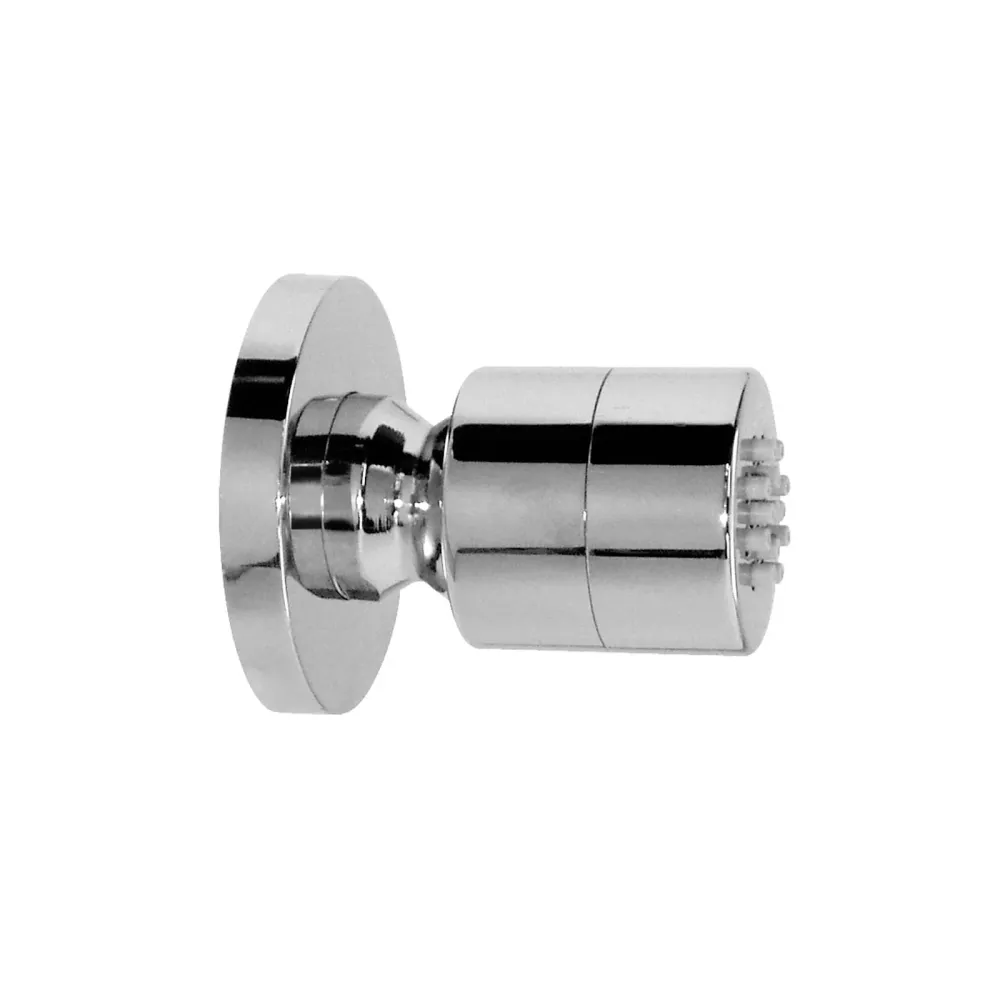 Douchette cylindrique avec articulation murale en métal chromé Paffoni ZSOF061CR avec Douchette Économique