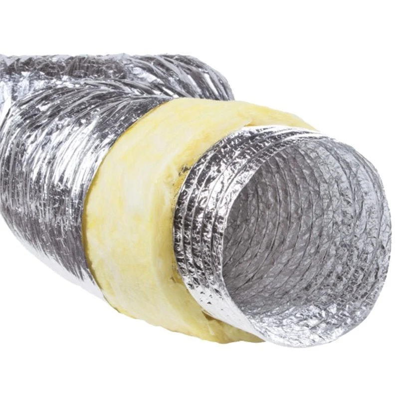 Gaine souple isolée ø200mm Longueur 10m Isolation phonique 25mm avec certificat NF