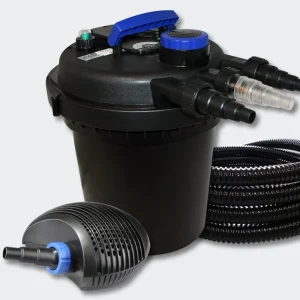 Raccord de plomberie Kit filtration bassin à pression 6000l 11 Watts UVC 10 Watts éco Pompe 25m Tuyau 4216209