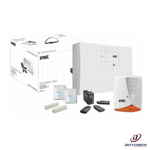 Générateur manuel Urmet Kit Antintrusione Filare Con Centrale 1061/103, 1061 1061/906 Sicurezza