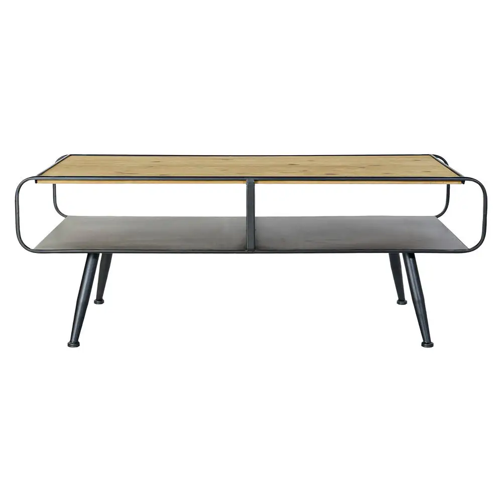 Table Basse DKD Home Decor Métal Sapin (120 x 60 x 45 cm) avec câble textile