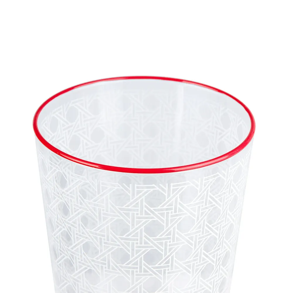 Verre à eau Karaca Blanco, rouge