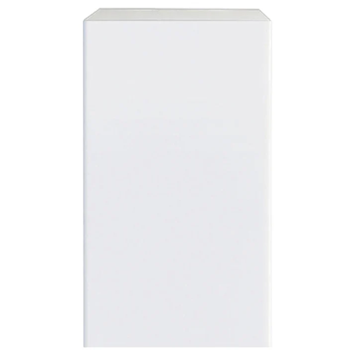 Inox Brossé Premium Armoire de cuisine blanche brillante à 1 porte supérieure 21 L x 36 H x 12 1/2 po