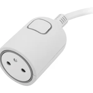 Adaptateur de prise internationale Rallonge électrique EASYEJECT L.3m - Bouton d'extraction automatique - Blanc - Thomson