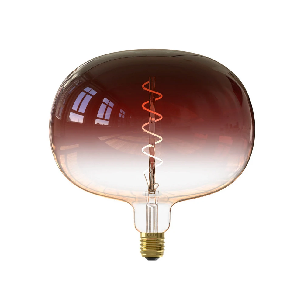 Calex Boden globe LED E27 5 W filament faible brun avec télécommande