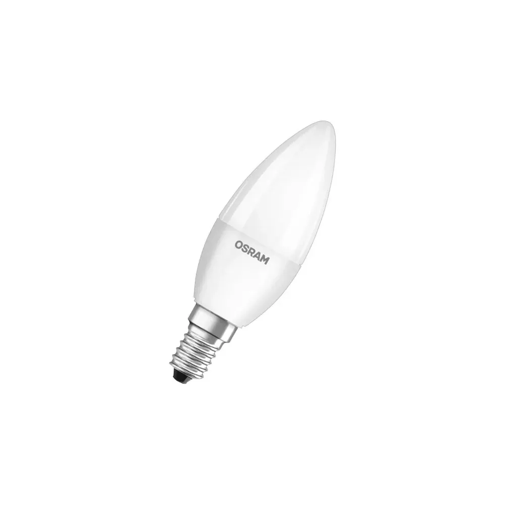 Lampe à lave Lampe LED E14 4.9W, 470 lumens, modèle C37 OSRAM Parathom.
