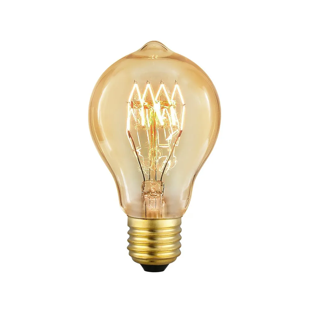 LAMPE LED MATEL EDISON E27 A60 ANCIEN 40W
