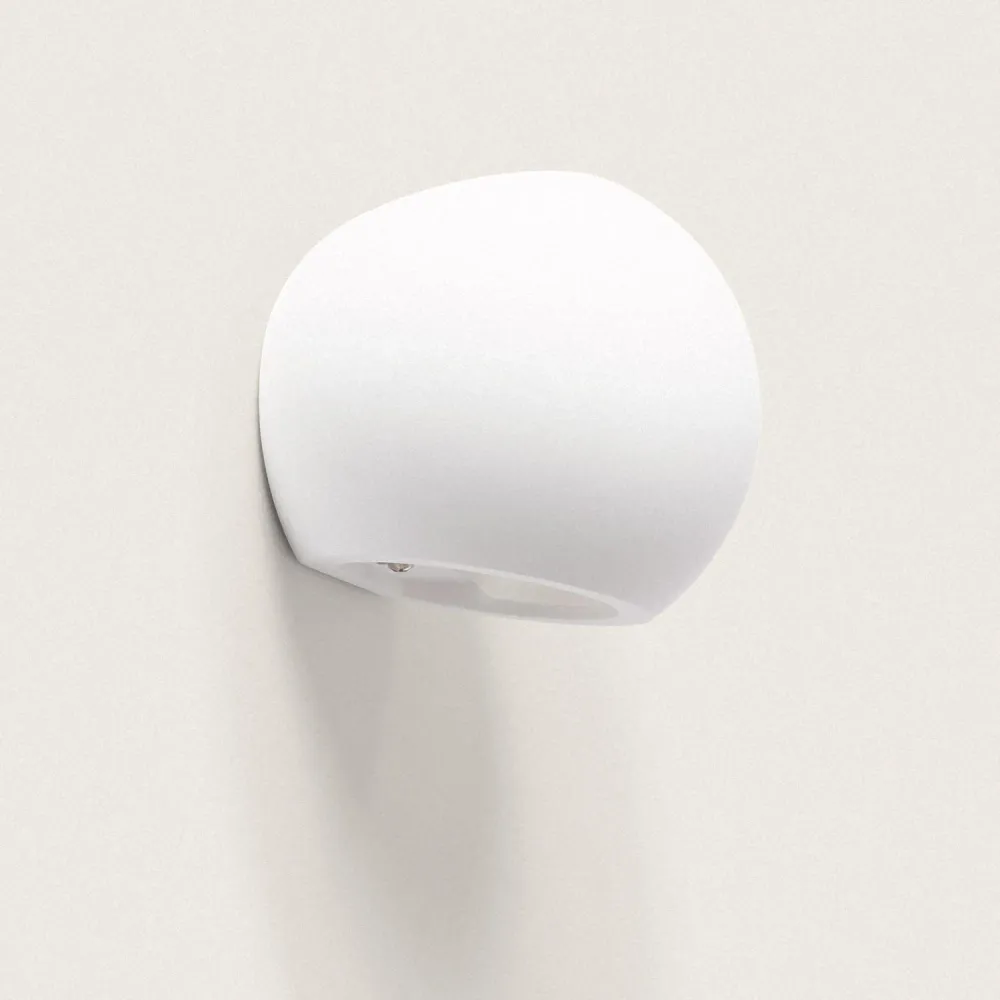 Lampe murale en plâtre avec éclairage LED pour fêtes et événements