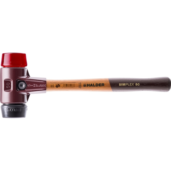 Bâche Camion Renforcée Maillet SIMPLEX avec manche bois caoutchouc/plastique - 1,5 kg - HALDER
