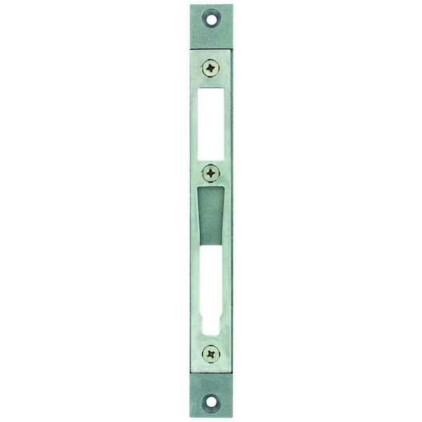 Gâche centrale plate réglable pour serrure de menuiserie métallique 2835.24.0R - Hauteur : 215 mm - Épaisseur : 2,5 mm - L...
