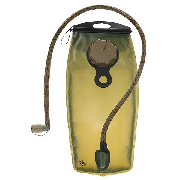 SOURCE, poche à eau WXP 3L, valve anti-tempête, coyote avec vis inox