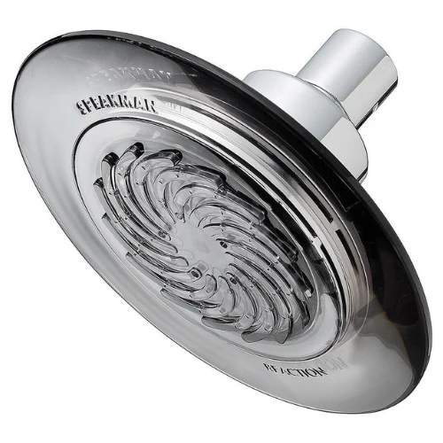 2.5 GPM Single Function Shower Head Grey & Polished Chrome S-4002
