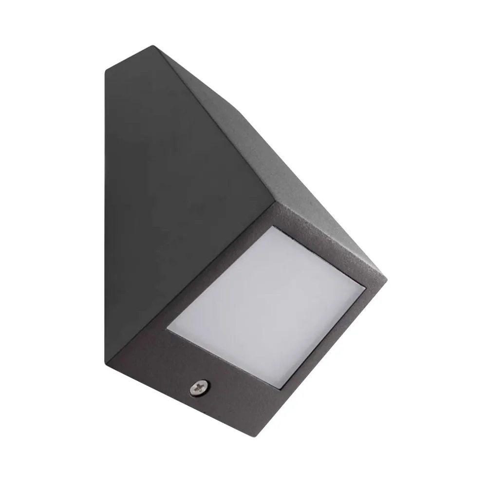 Applique murale 3W LED LEDS-C4 05-9836-Z5-CL Angle. en verre opalin